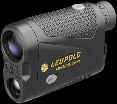 Leupold RX-2800 TBR/W laser rangefinder in black and gray