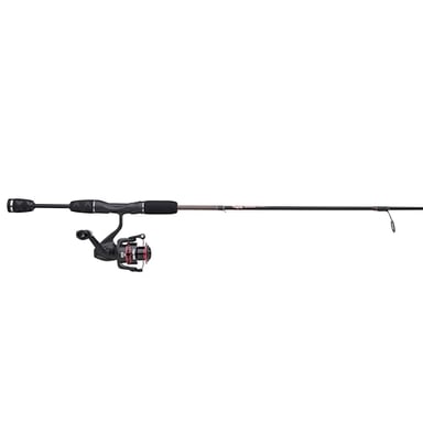 Ugly Stik GX2 Youth Spinning Reel and 5'6" Fishing Rod Combo, Red/Gold, 2-Piece, Graphite and Fiberglass Rod with Clear Tip Design