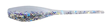 Bobby Garland The Original 2" Baby Shad Soft Plastic Fishing Lure, Fishing Gear and Accessories, 18 per Pack, Hologram Ghost