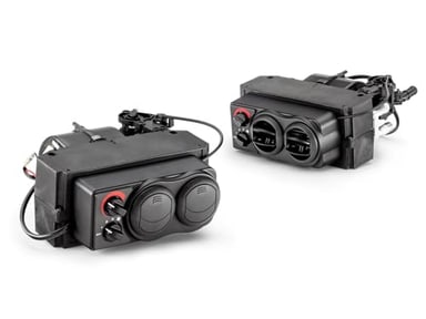 SuperATV Cab Heater Compatible With Polaris Ranger Models | Polaris Heater Includes Defrost Hoses and Vents | Built-in Shutoff Valve | Adjustable Temperature Fan Speeds