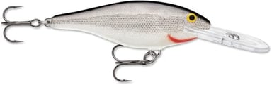 Rapala Shad Rap Crankbait, Hard Bait Lure, Bass Walleye and Pike Fishing Lure, Classic Tight Wiggle, 2-3/4", Silver