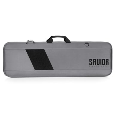Savior Equipment Specialist Single Long Gun Bag Tactical Padded Soft Case w/Padded Handle Carrier, Adjustable Sling, Dual Lockable Zipper, 42 Inch Gray