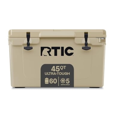 RTIC 45 QT Ultra-Tough Hard Cooler, Tan