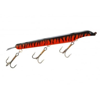 Suick 9" Weighted Muskie Thriller Orange Tiger