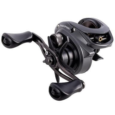 Lew’s Speed Spool Baitcast Fishing Reel, 9+1 Bearings, 7.5:1 Gear Ratio, Aluminum Frame, Graphite Sideplate, MCS Braking System, Right-Hand Retrieve