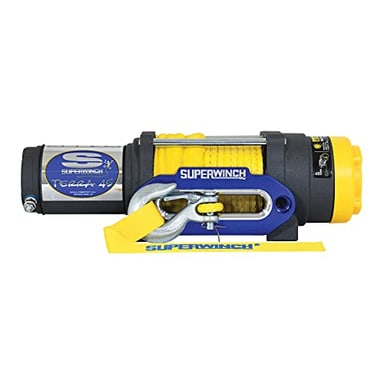 Superwinch 1145230 Terra 45 4500lbs/2046kg single line pull with hawse, handlebar mnt toggle, handheld remote, and synthetic rope