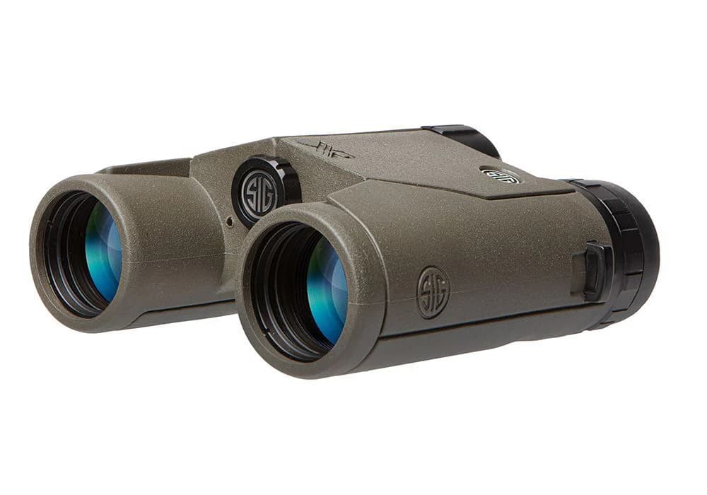 SIG Sauer KILO6K HD Compact 10x32 rangefinding binocular in olive drab