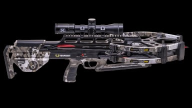 TenPoint TX 440 crossbow package in Vektra camouflage with mounted scope