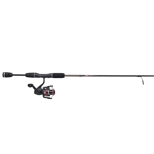 Ugly Stik GX2 Youth Spinning Reel and 5'6" Fishing Rod Combo, Red/Gold, 2-Piece, Graphite and Fiberglass Rod with Clear Tip Design