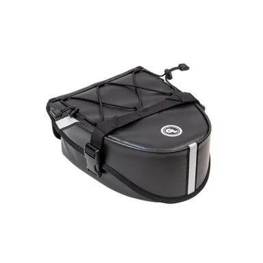 Giant Loop Klamath Tail Rack Pack, 4-liter Soft Luggage Motorcycle Bag, Secures to Any Motorcycle Tail Rack or Dirt Bike Rear Fenders (Black 2023)