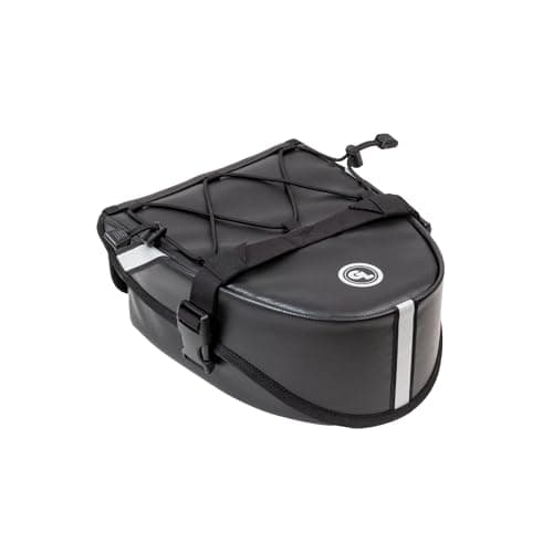 Giant Loop Klamath Tail Rack Pack, 4-liter Soft Luggage Motorcycle Bag, Secures to Any Motorcycle Tail Rack or Dirt Bike Rear Fenders (Black 2023)