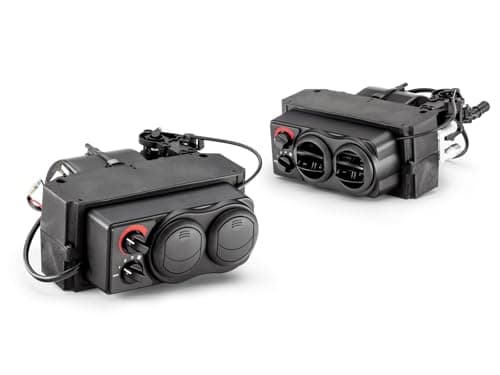 SuperATV Cab Heater Compatible With Polaris Ranger Models | Polaris Heater Includes Defrost Hoses and Vents | Built-in Shutoff Valve | Adjustable Temperature Fan Speeds