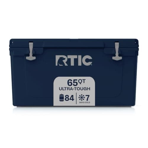 RTIC 65 QT Ultra-Tough Hard Cooler, Navy