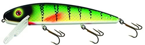 Musky Mania J8-02 Jake Big Minnow Lure, 8", 2.6 oz, Natural Perch - J8-02