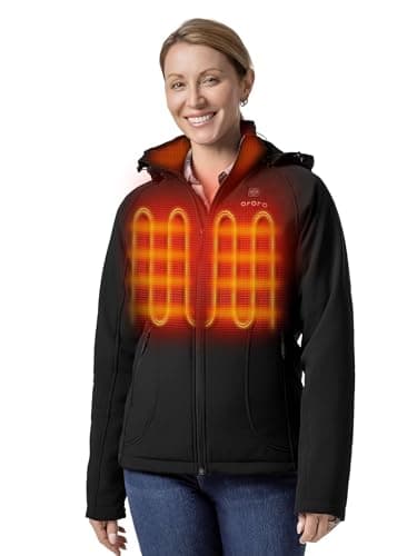 ORORO Women’s Classic Heated Jacket, Core Warmth Heated Shell Jacket with Battery