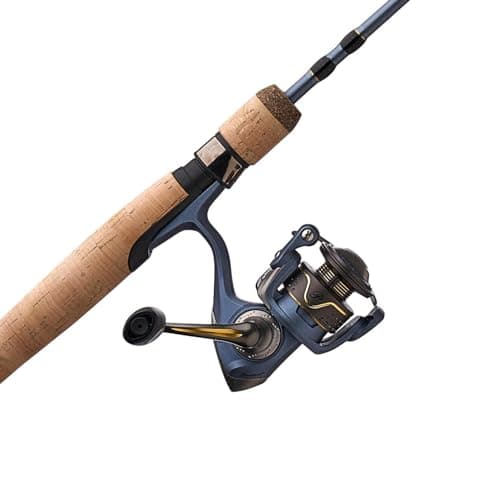 Pflueger President Spinning Reel and 4'8" Rod Combo, Ultra Light, 2-Piece Graphite Rod, Size 20 Reel, Aluminum Spool