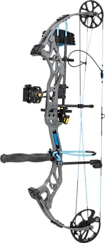 Bear Archery Prowess Ready to Hunt Compound Bow Package for Women and Youth, 23”- 28” Draw Length, 35-50 Lbs Draw Weight, Up to 290 FPS, Made in USA, Limited Life-Time Warranty