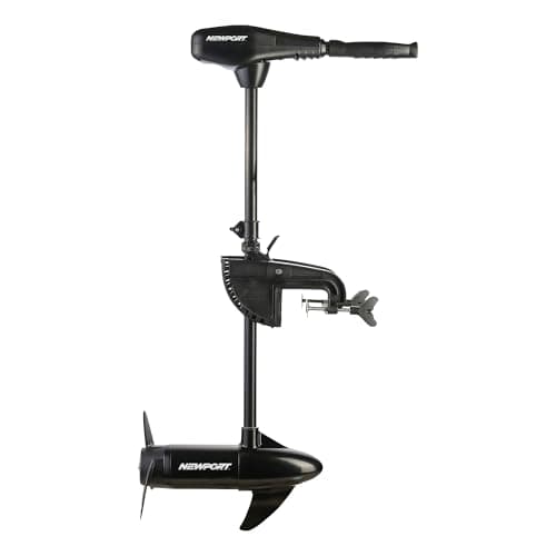 Newport NV-Series 55lb Thrust Saltwater Transom Mounted Trolling Electric Trolling Motor w/ LED Battery Indicator & 30" Shaft (23M1000203)