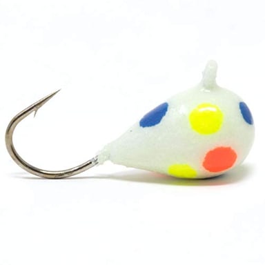 CLAM Drop Jig Tungsten Ice Fishing Jig Size 12 Wonderbread