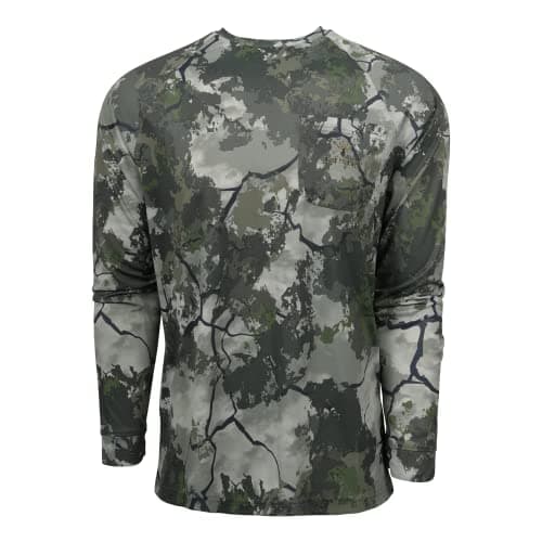 King's Camo Men's Standard King's Hunter Long Sleeve Tee, KC Ultra, X-Large