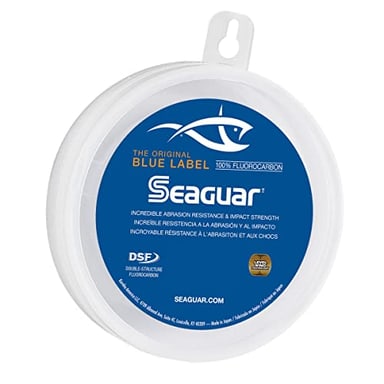 Seaguar Blue Label 100% Fluorocarbon Fishing Line Leader, 30lbs, 100yds Break Strength/Length - 30FC100