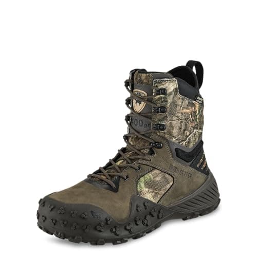 Irish Setter, VaprTrek, Men’s, 8", Waterproof, Insulated 400g, Hunting Boot, Mossy Oak Country Roots, 11 EE (Wide)