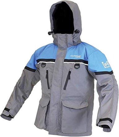 Clam Ia Ascent Float Parka Charcoal/Blue/Black XL