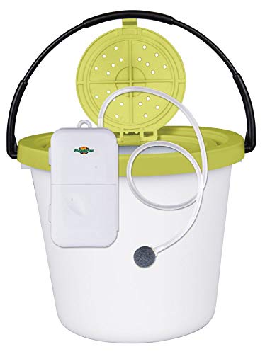 Flambeau Outdoors 8 Qt Insulated Bait Bucket and Aerator Kit, Lime Green