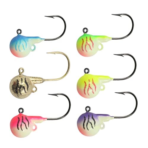 Northland Fire-Ball Jig - 1/2Oz - 6/Card - Assorted