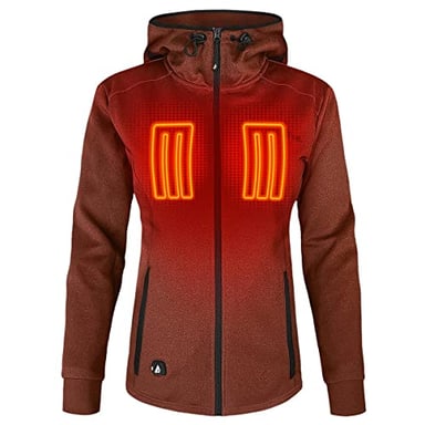 ActionHeat 5V Women's Slim Fit Battery Heated Hoodie L