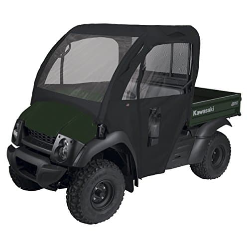 Classic Accessories QuadGear UTV Cab Enclosure, Fits Kawasaki Mule 600, 610, 610 4x4, 610 4x4 XC (2015 Models and Older), Black