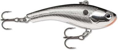 Rapala Slab Rap Jigging Spoon, Ice Fishing Jig, Walleye Perch and Trout Fishing Lure, Flutter Action, 2-1/2", Chrome