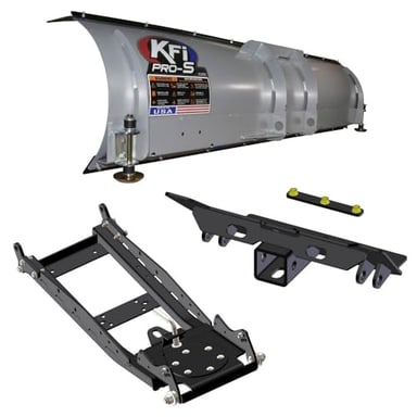 KFI UTV 72" Snow Plow Kit, Steel Blade, Compatible with Midsize and Fullsize Polaris Rangers Listed Below (105255)