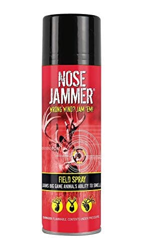 Nose Jammer Product Name Field Spray - Natural Hunting Scent Eliminator Spray - Deer Scent Blocker, Use on Clothes, Boots and Gear to Eliminate Odors, 8 oz.