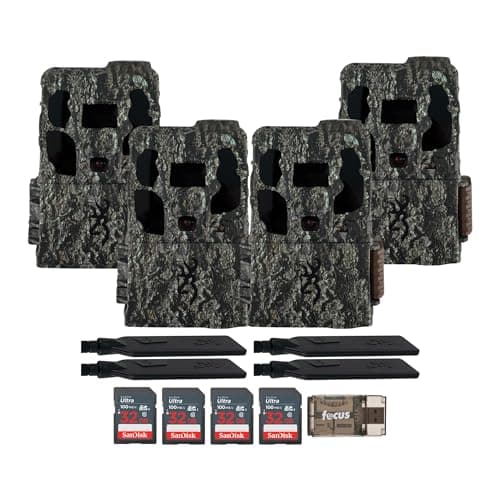 Browning Defender Pro Scout Max HD AI 46MP Cellular Trail Camera (4 Pack)