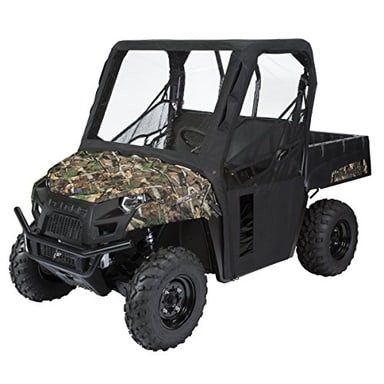 Classic Accessories QuadGear UTV Cab Enclosure, Fits Polaris Ranger Mid-Size 400, 570 EFI, 800EFI, EV (2015 models and older), Black