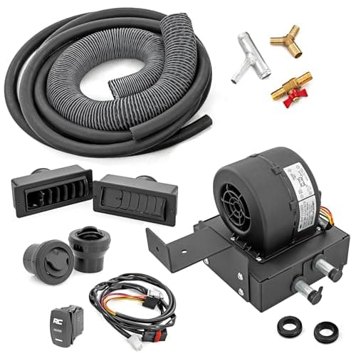 Rough Country Cab Heater for Polaris Ranger XP 1000 (2017-2025) - 16,000 BTU UTV Heater Kit with Fast Cabin Warm-Up & Defrost, Complete Install Kit, Factory-Like Fit