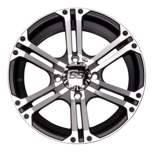 4/156 ITP SS212 Alloy Series Wheel 14x6 4.0 + 2.0 Machined POLARIS