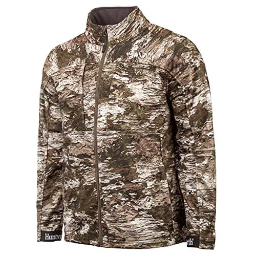 Huntworth Men's Elkins Mid Weight Windproof, Soft Shell Jacket, Grid Fleece Interior (X-Large, Tarnen™)